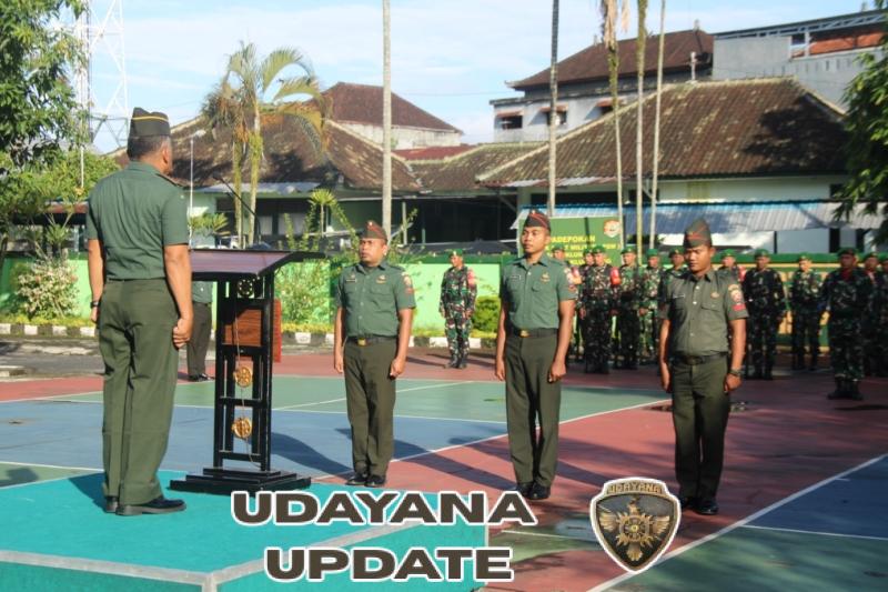 Kodim Klungkung Laksanakan Upacara Bendera hari Senin
