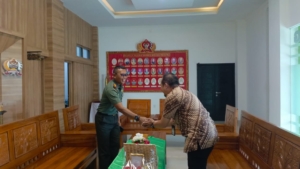 Kepala Bank Mandiri Cabang Klungkung Gelar Kunjungan Silahturahmi Ke Kodim Klungkung