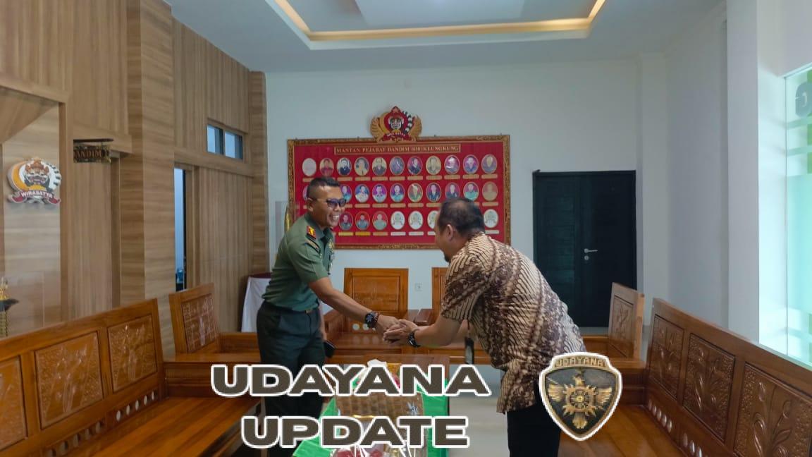 Kepala Bank Mandiri Cabang Klungkung Gelar Kunjungan Silahturahmi Ke Kodim Klungkung