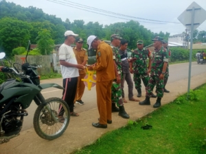 Danramil 1608-06/Wawo Laksanakan Survei Lokasi Program Koperasi Desa Merah Putih di Kecamatan Langgudu
