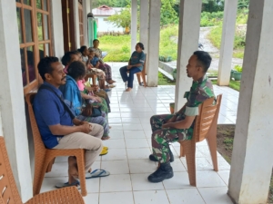 Babinsa Desa Ngegedhawe Laksanakan Monitoring Wilayah, Keamanan Terjaga