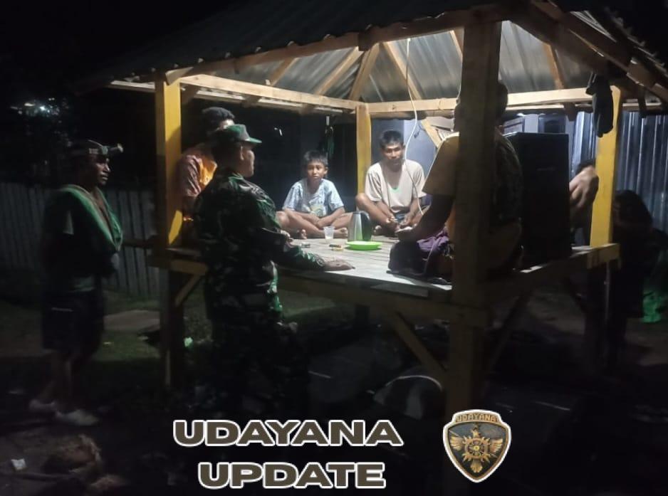 Babinsa Desa Tangga Baru Galakkan Kembali Patroli Siskamling dan Jaga Lingkungan