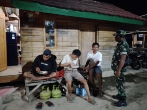 Sertu Umar Serukan Warga Desa Hidirasa Jauhi Perjudian dan Narkoba Demi Kehidupan Harmonis