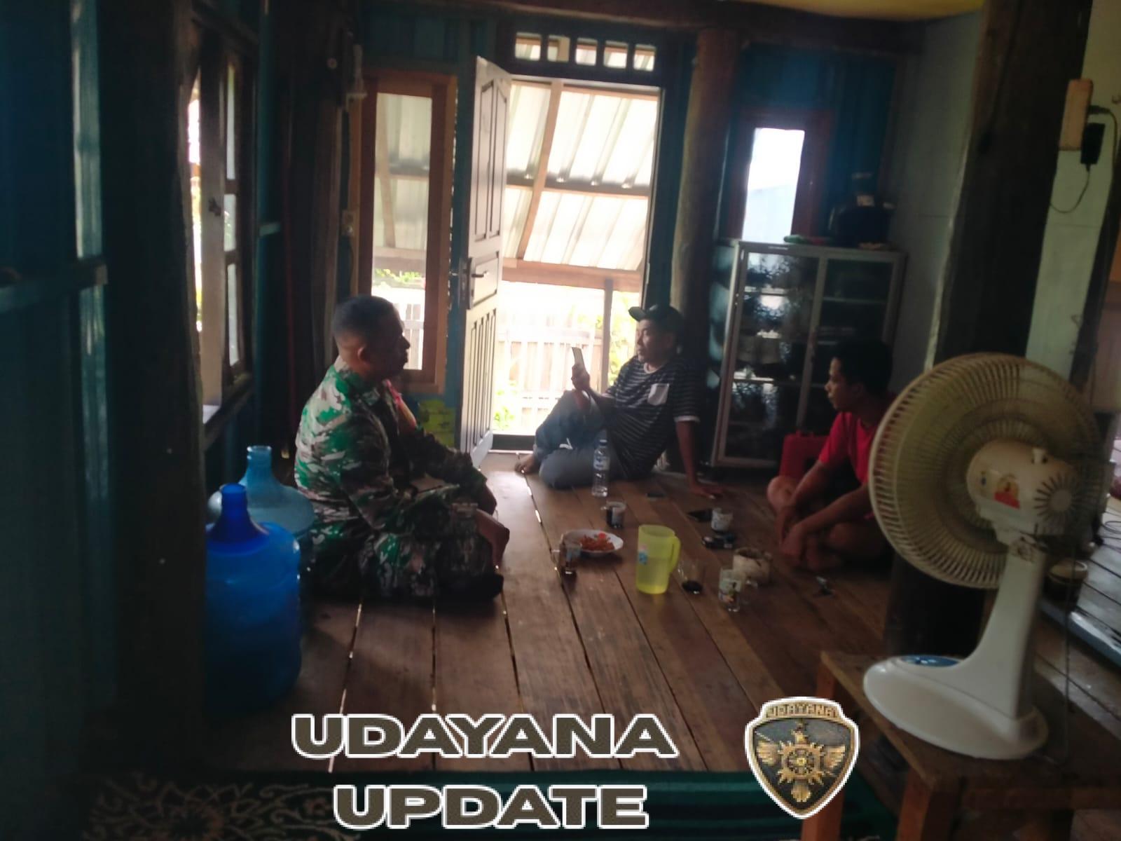 Melalui Komsos, Babinsa Dasan Anyar Jalin Silaturahmi dengan Warga Binaan