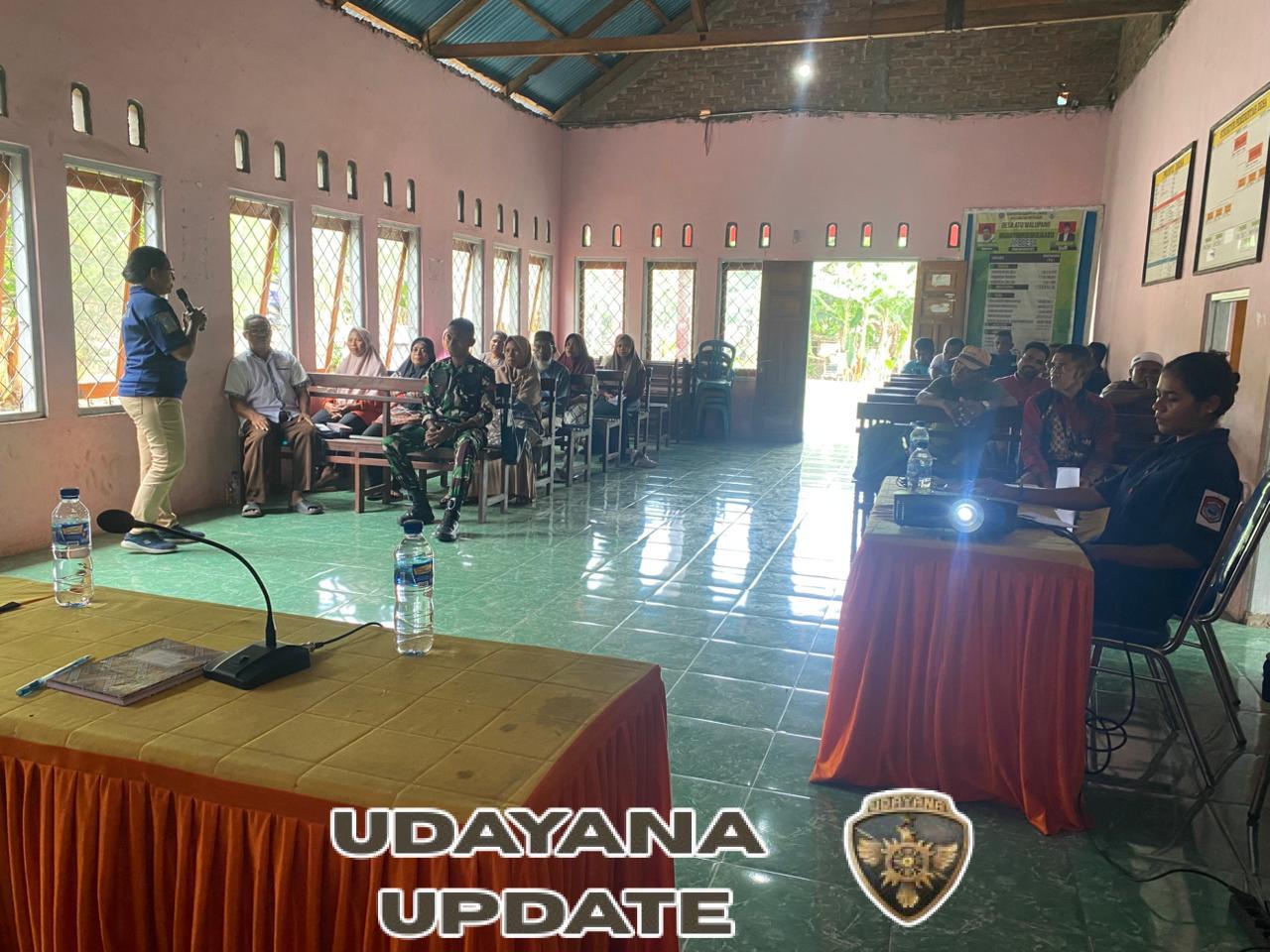 Babinsa Omesuri Turut Serta dalam Rapat Sosialisasi DRPPA di Desa Atawalupang