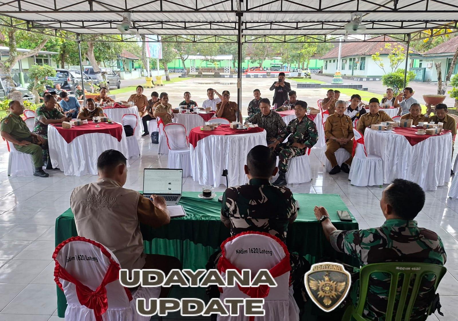 Wujudkan Sinergi Dengan Lembaga, Kodim Loteng Gelar Komunikasi Sosial