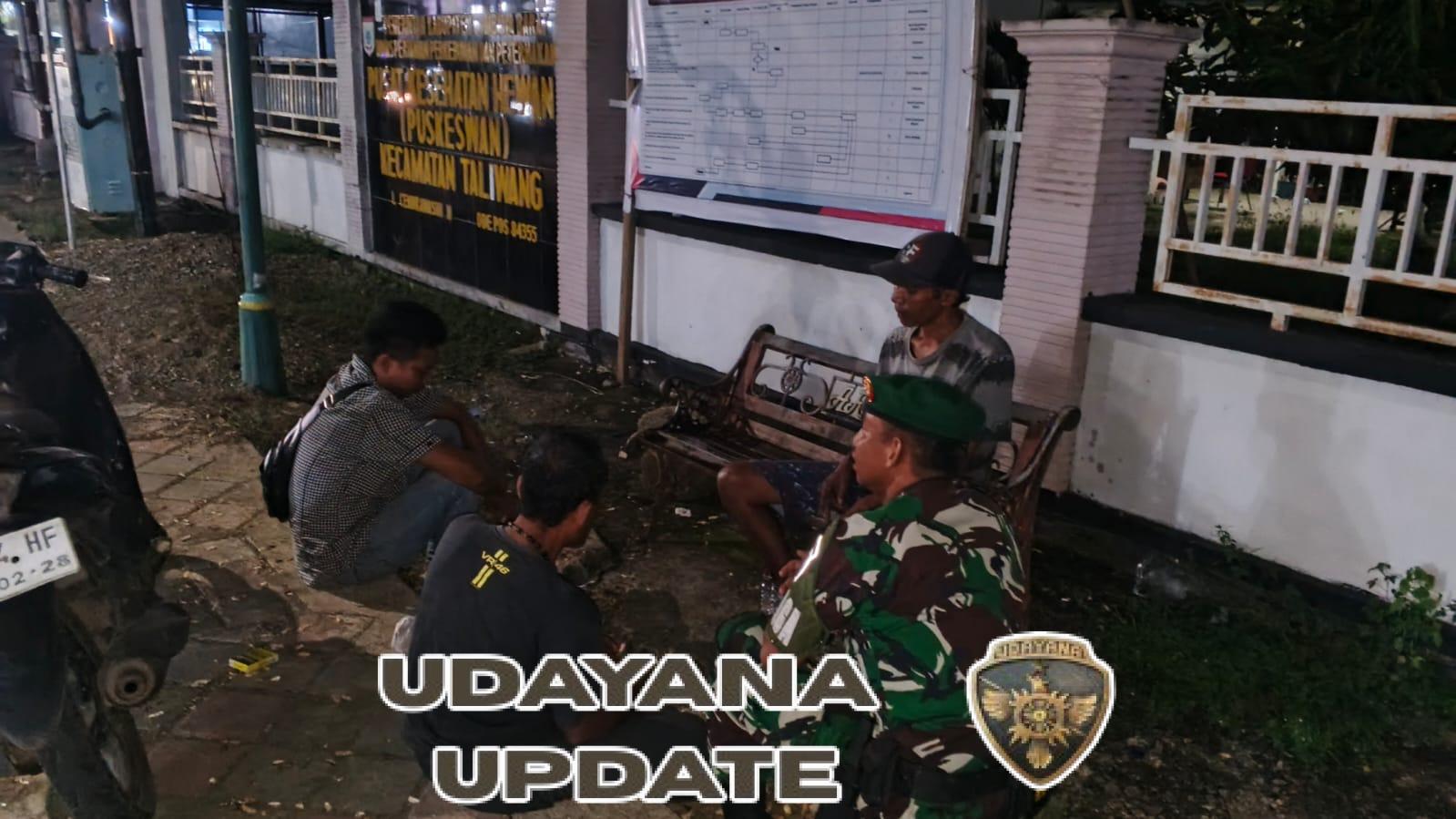 Koramil 1628-01/Taliwang Gelar Patroli Malam, Jaga Keamanan dan Ketentraman Warga