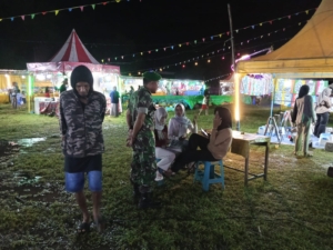 Personel Koramil Jereweh Laksanakan Patroli Rutin, Imbau Warga Jaga Kamtibmas