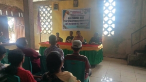 Musdes RPJMDes Perubahan Desa Rubit Berjalan Aman dan Lancar