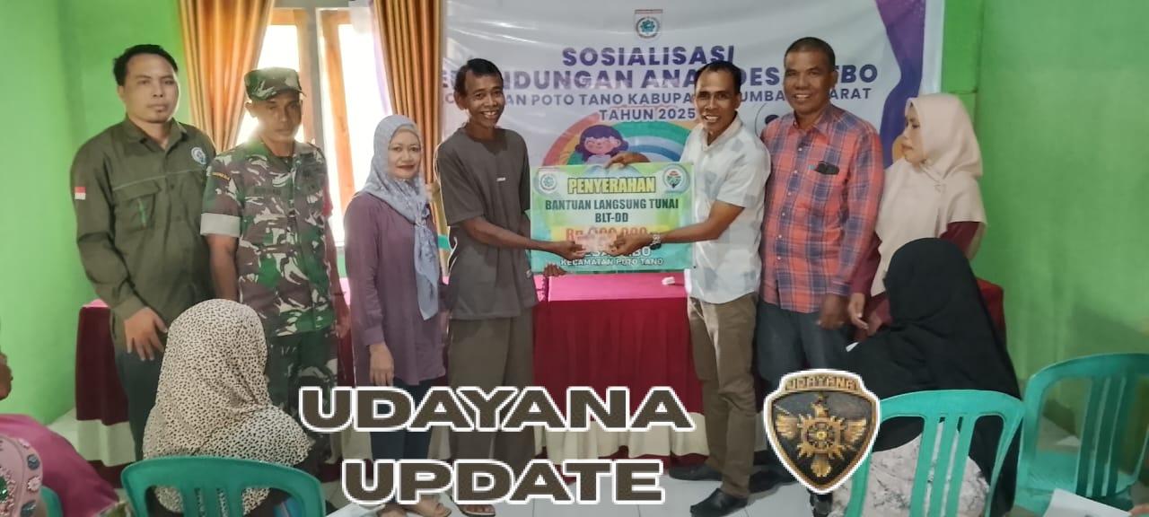 Pembagian BLT Tahap III Tahun 2025 di Desa Tebo Berjalan Tertib dan Lancar