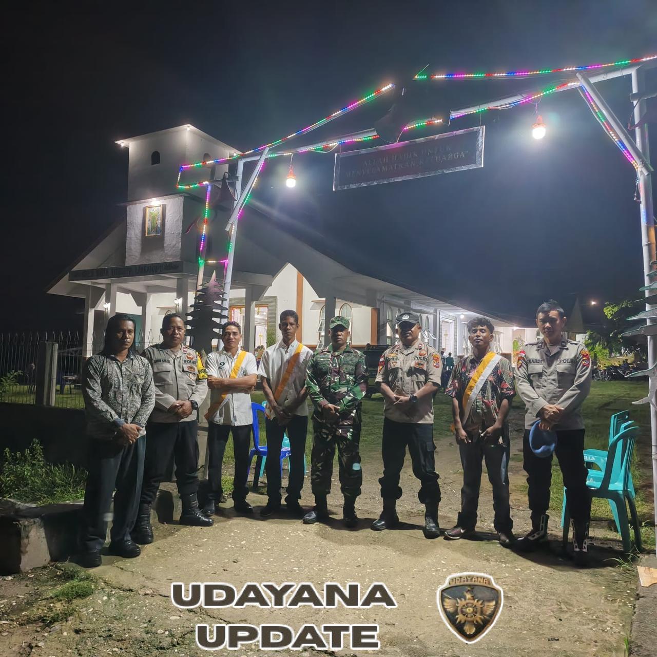 Pastikan Ibadah Natal Berjalan Aman, Kodim 1601/Sumba Timur Laksanakan Pengamanan