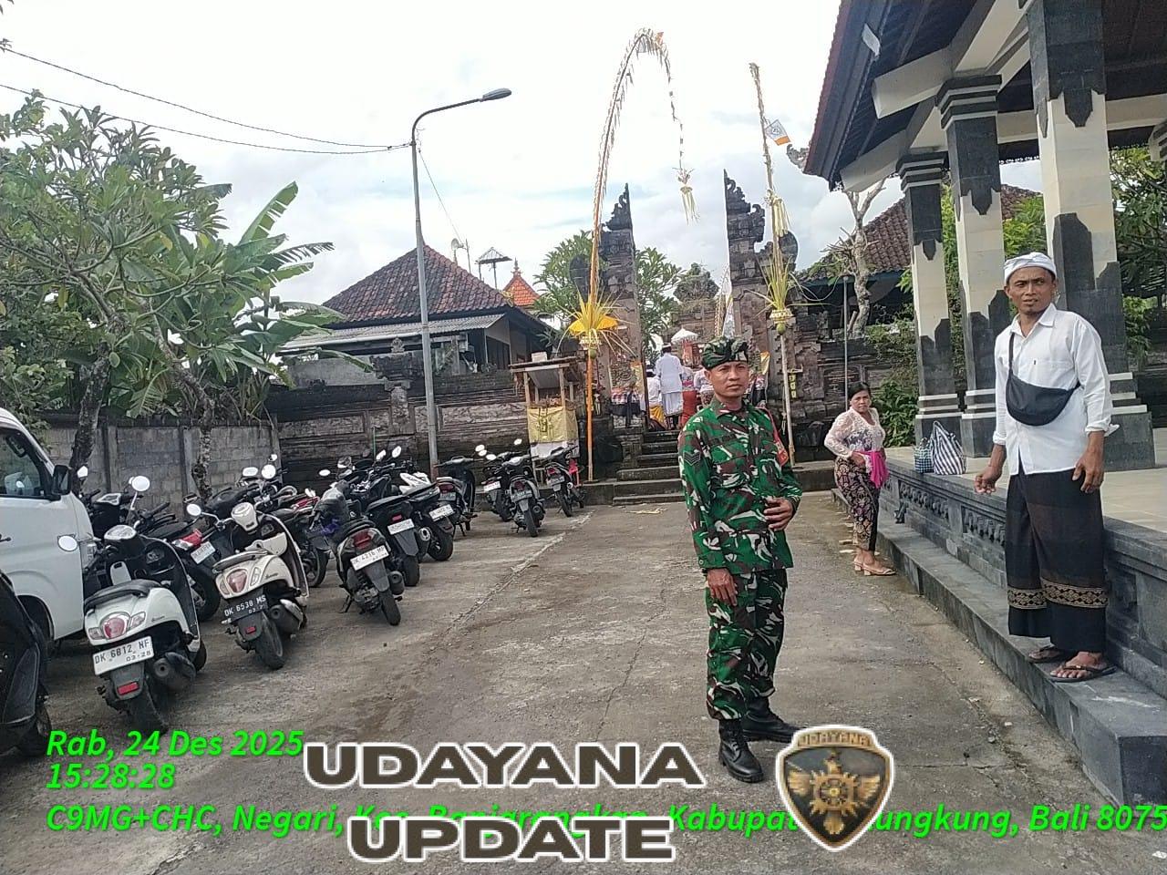 Danramil Banjarangkan Utus Dua Babinsa Kawal Upacara Keagamaan