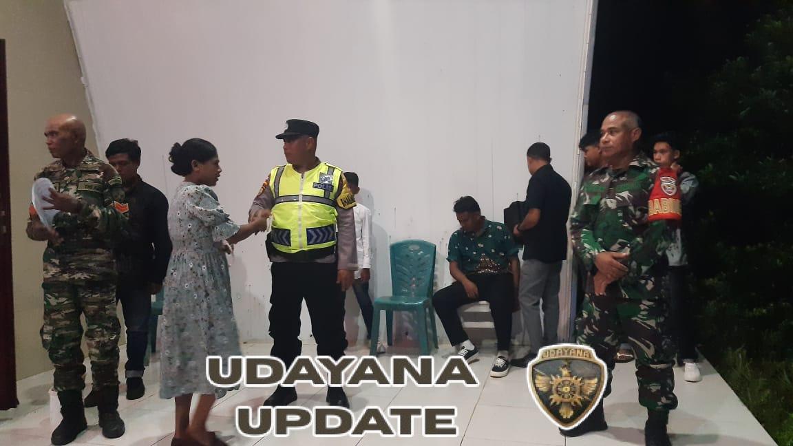 Serka Gasper Eduard Kilimandu dan Kopka Ferdinan Kwakwadakay Amankan Ibadah Natal