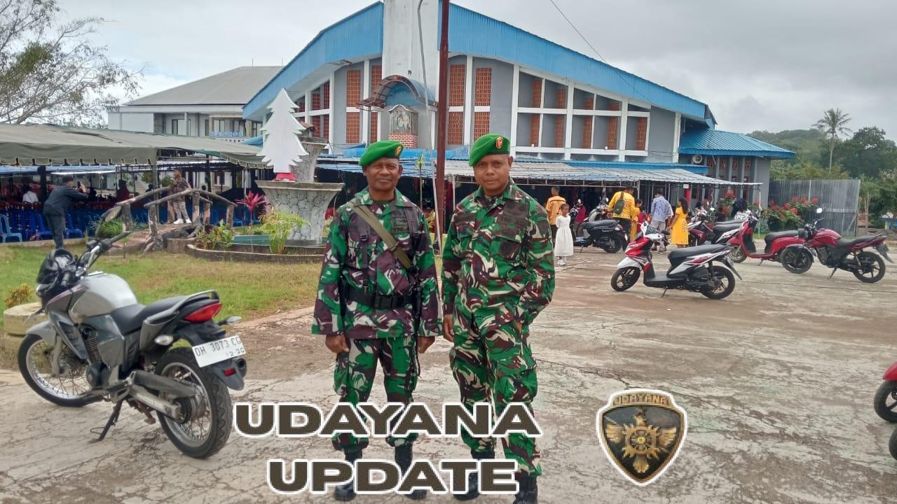 Natal Aman dan Khidmat, TNI Kodim 1621/TTS Siaga Penuh di Gereja-Gereja TTS