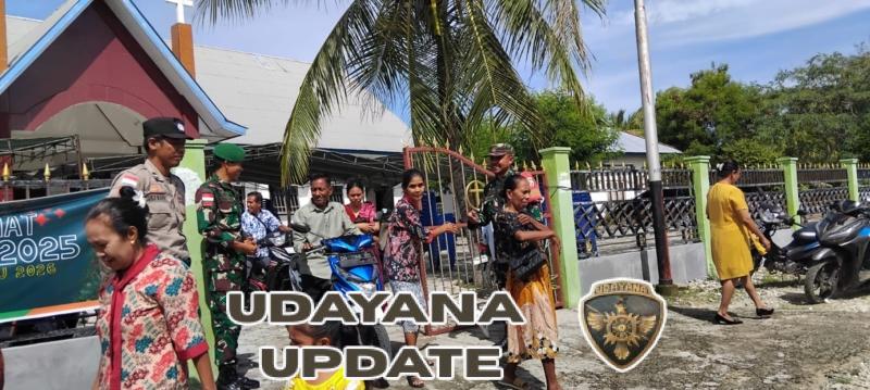 Babinsa Koramil 1627-03/Batutua Amankan Ibadah Natal di Gereja GMIT Talitakumi Nggauk
