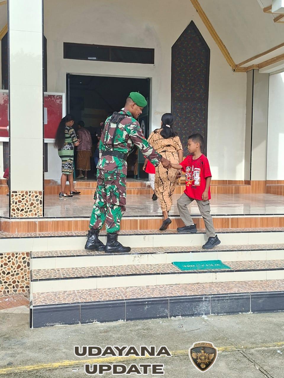 Pengamanan Terpadu Nataru 2025–2026, Koramil Batutua dan Polsek Rote Barat Daya Gelar Patroli Wilayah