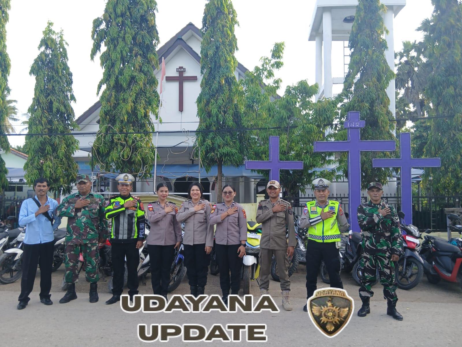 Babinsa Sabu Raijua Jaga Kondusivitas Perayaan Natal