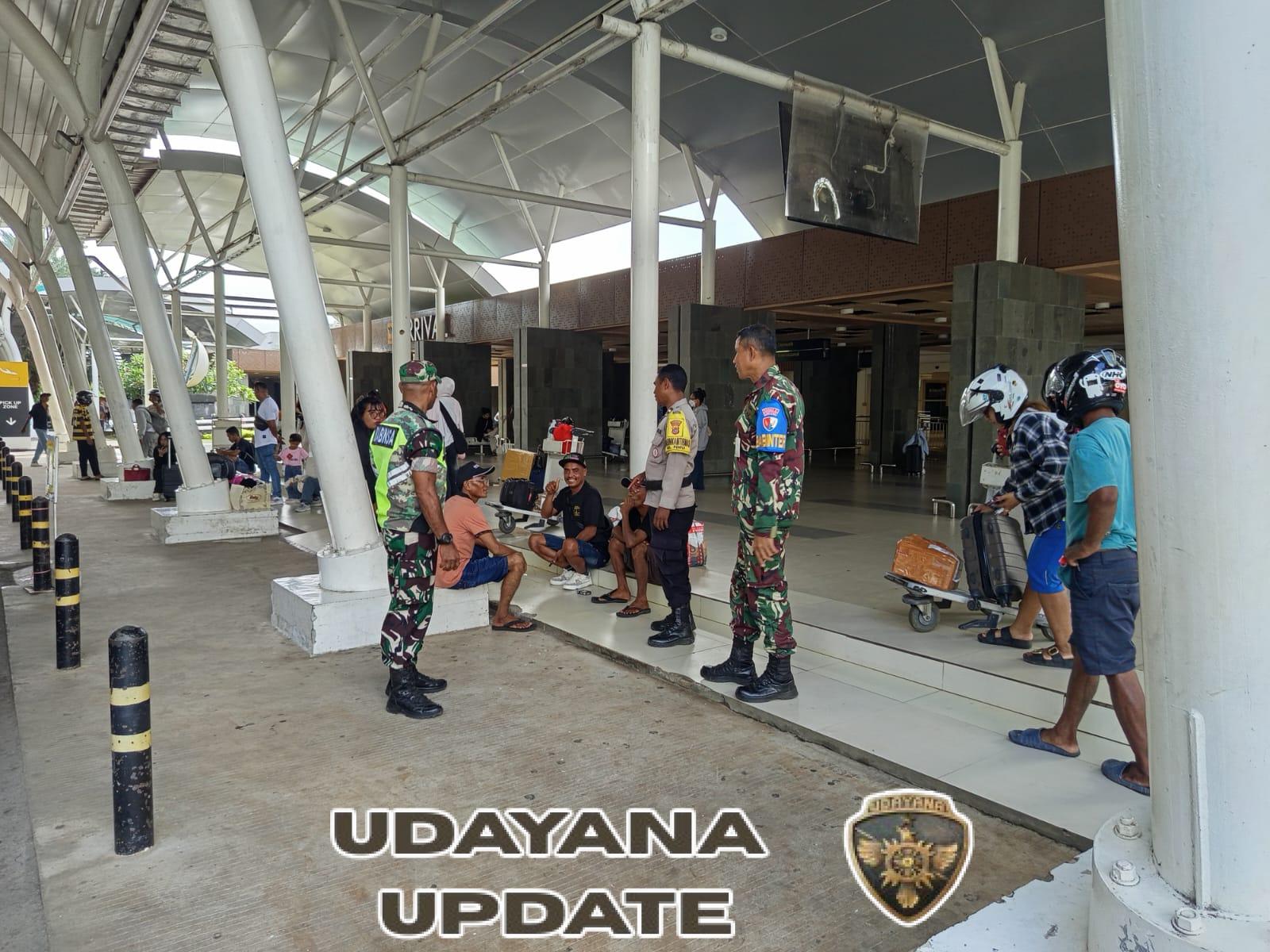 Babinsa Koramil Alak Siaga Amankan Bandara El Tari