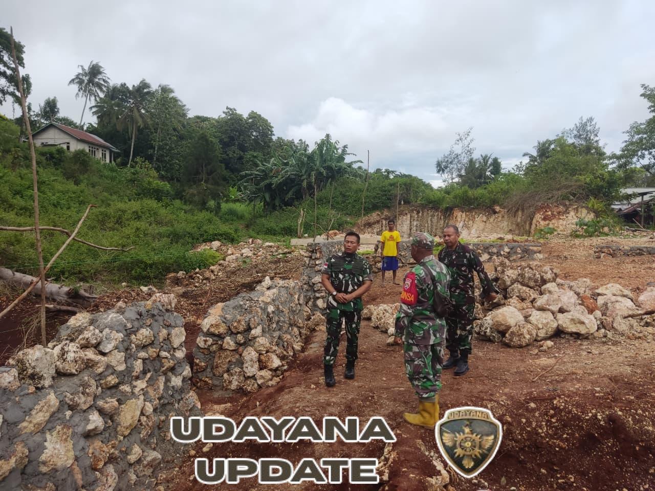 Dandim Kupang Tinjau Pembangunan Koperasi Desa Merah Putih