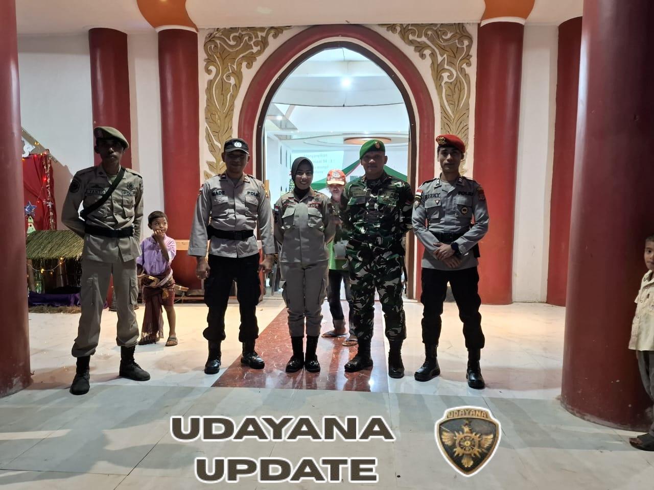 Kodim 1613/Sumba Barat Amankan Ibadah Malam Natal di Sumba Barat dan Sumba Tengah