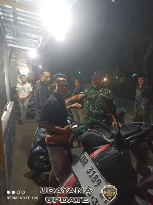 Babinsa Rumbuk Timur Gelar Patroli Kongkow-Kongkow Bersama Warga Dusun Siren
