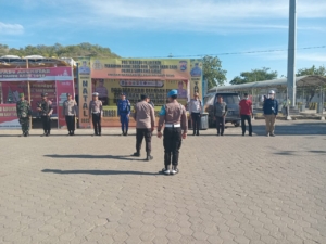 Apel Gabungan Posko Terpadu Nataru 2025–2026 Digelar di Pelabuhan Poto Tano