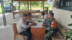 Koramil 1628-01/Taliwang Laksanakan On Call Pam Natura 2025 di Polsek Brang Rea