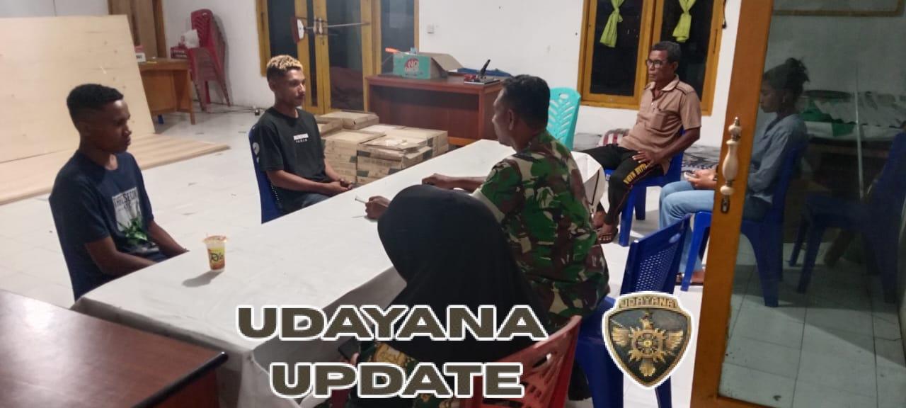 Cegah Konflik Berkepanjangan, Babinsa Mediasi Warga di Desa Raterua