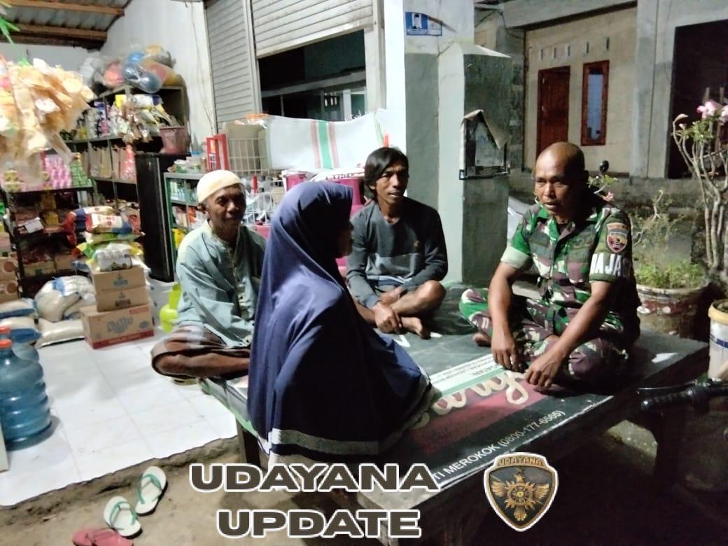 Serka Sulhan Laksanakan Patroli Malam, Jaga Kamtibmas Wilayah Sekongkang