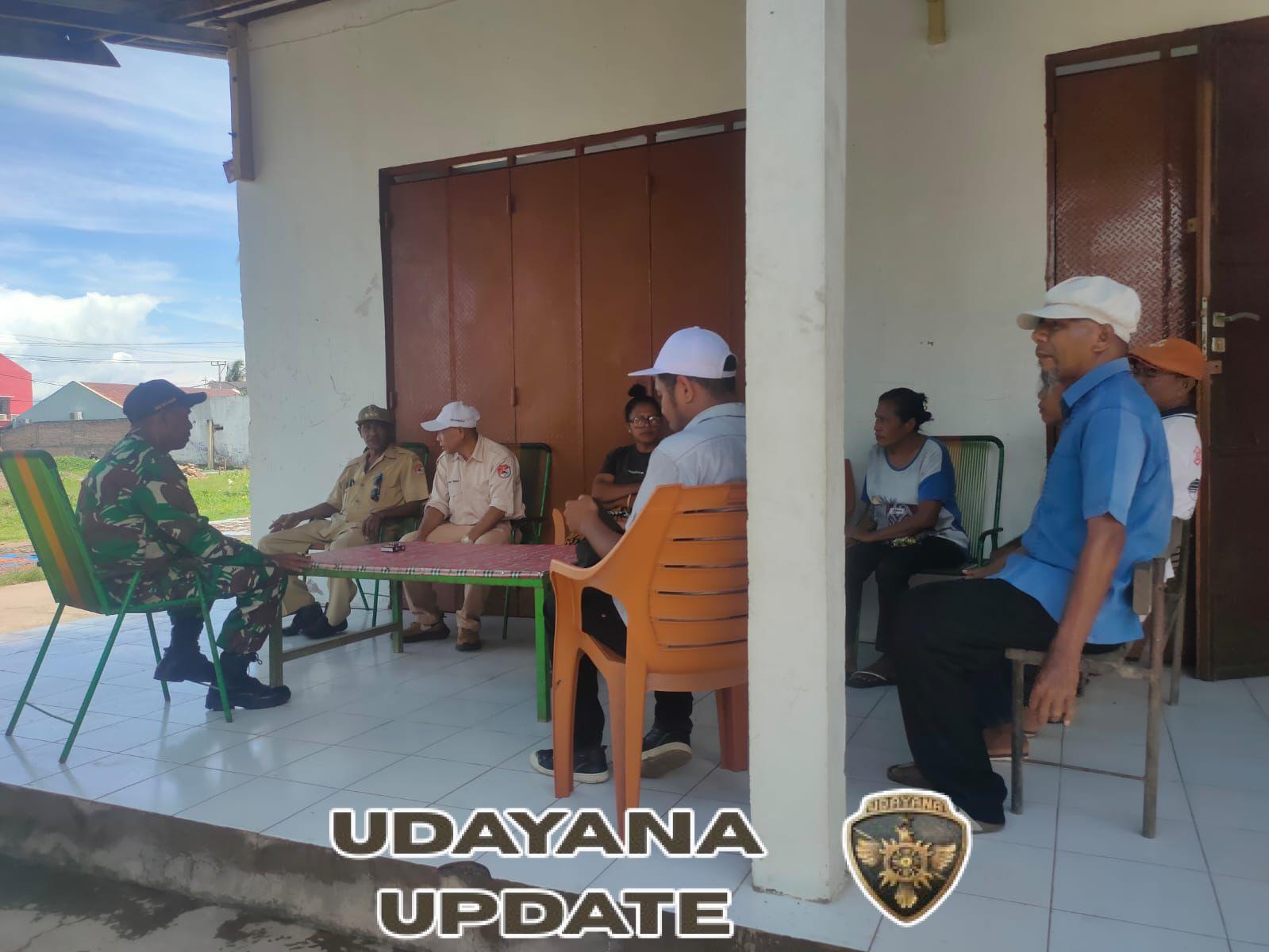 Babinsa Geliting Laksanakan Komsos Bersama Masyarakat