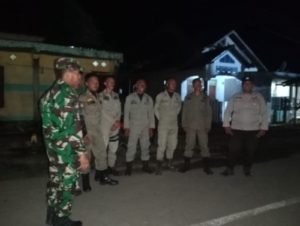 Posramil Sanggar Awasi Tempat Nongkrong Anak Muda Lewat Patroli Siskamling