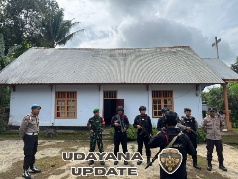 Serka Sirajudin dan Serka Misran Siap Jaga Keamanan Saat Hari Raya Natal dan Tahun Baru