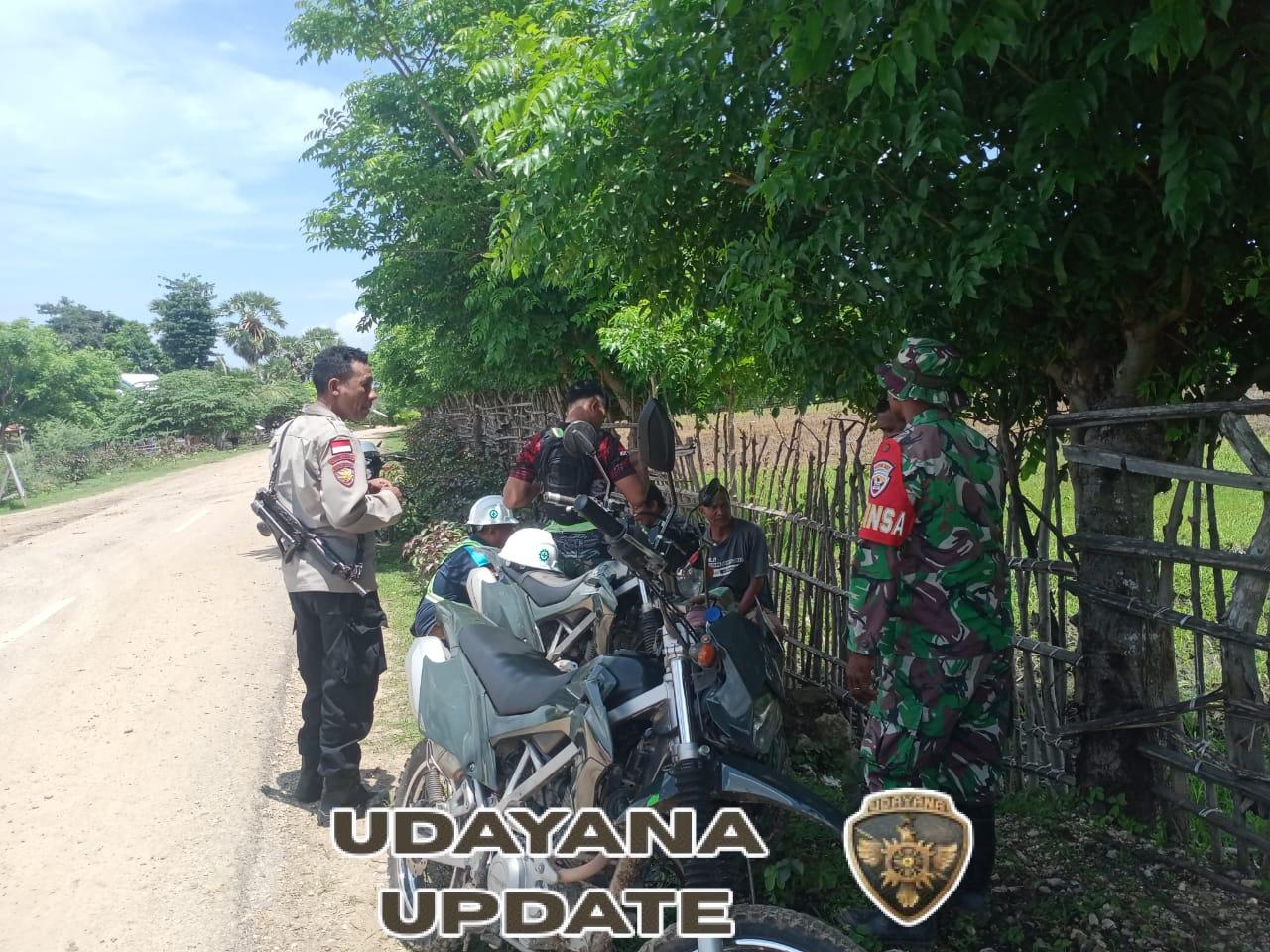 Babinsa Kodim 1627/Rote Ndao Laksanakan Monitoring dan Pengamanan Sentra Industri Garam Nasional