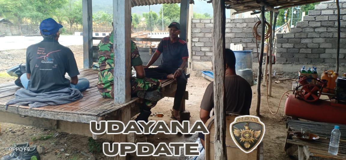 Jaga Kamtibmas, Babinsa Desa Tambak Sari Aktif Laksanakan Komsos