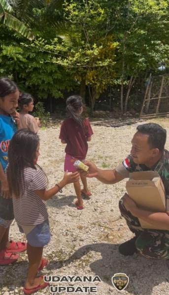 Dandim 1627/Rote Ndao: Bakti Sehat Merah Putih Hadirkan Pengobatan dan Susu Sehat untuk Anak
