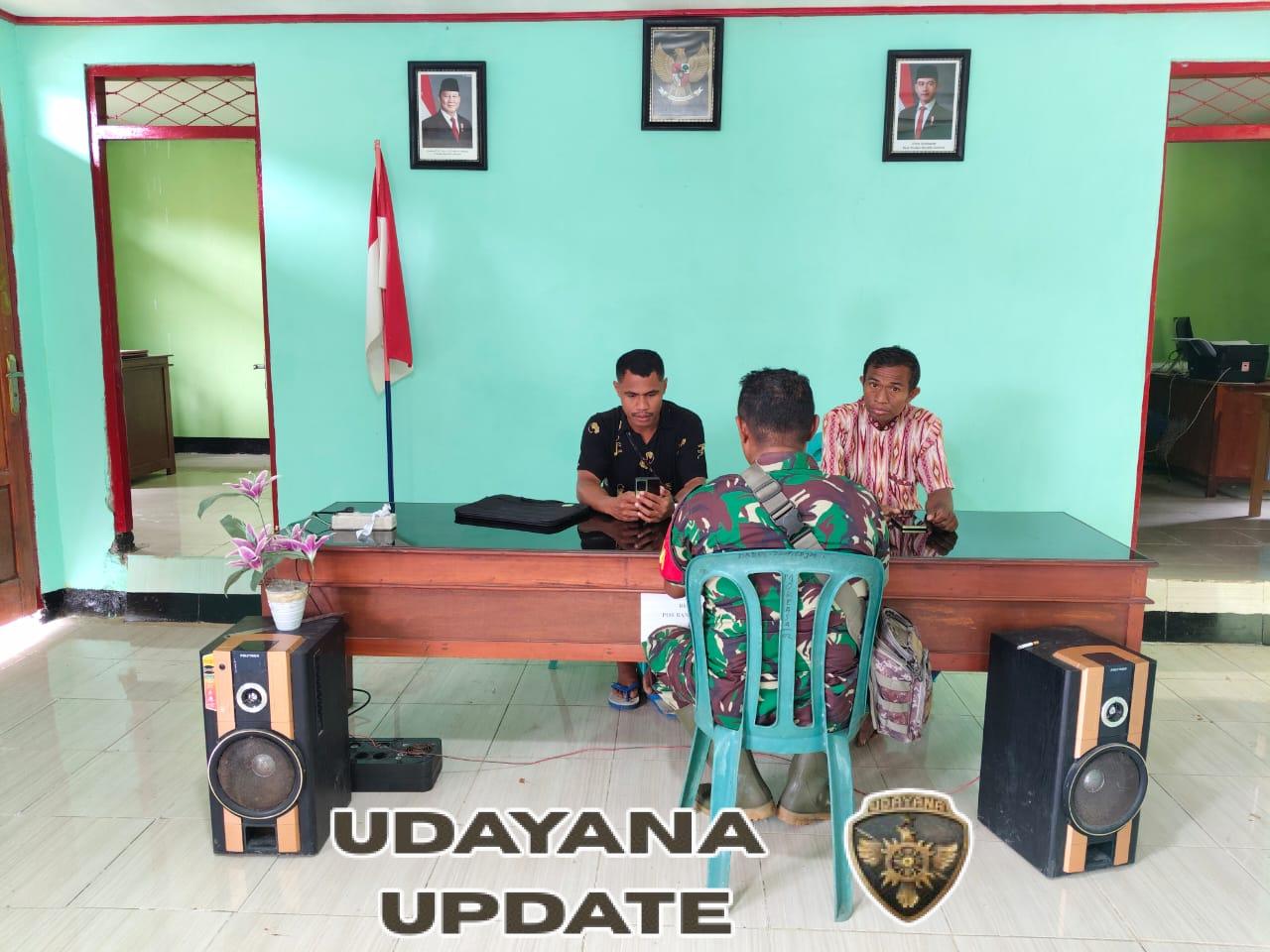 Serka Yupiter Kase Pimpin Kegiatan Pengumpulan Data Teritorial di Wilayah Binaan