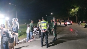 Koramil 1628-01/Taliwang dan Polsek Taliwang Gelar Patroli Gabungan Siaga Nataru 2025/2026