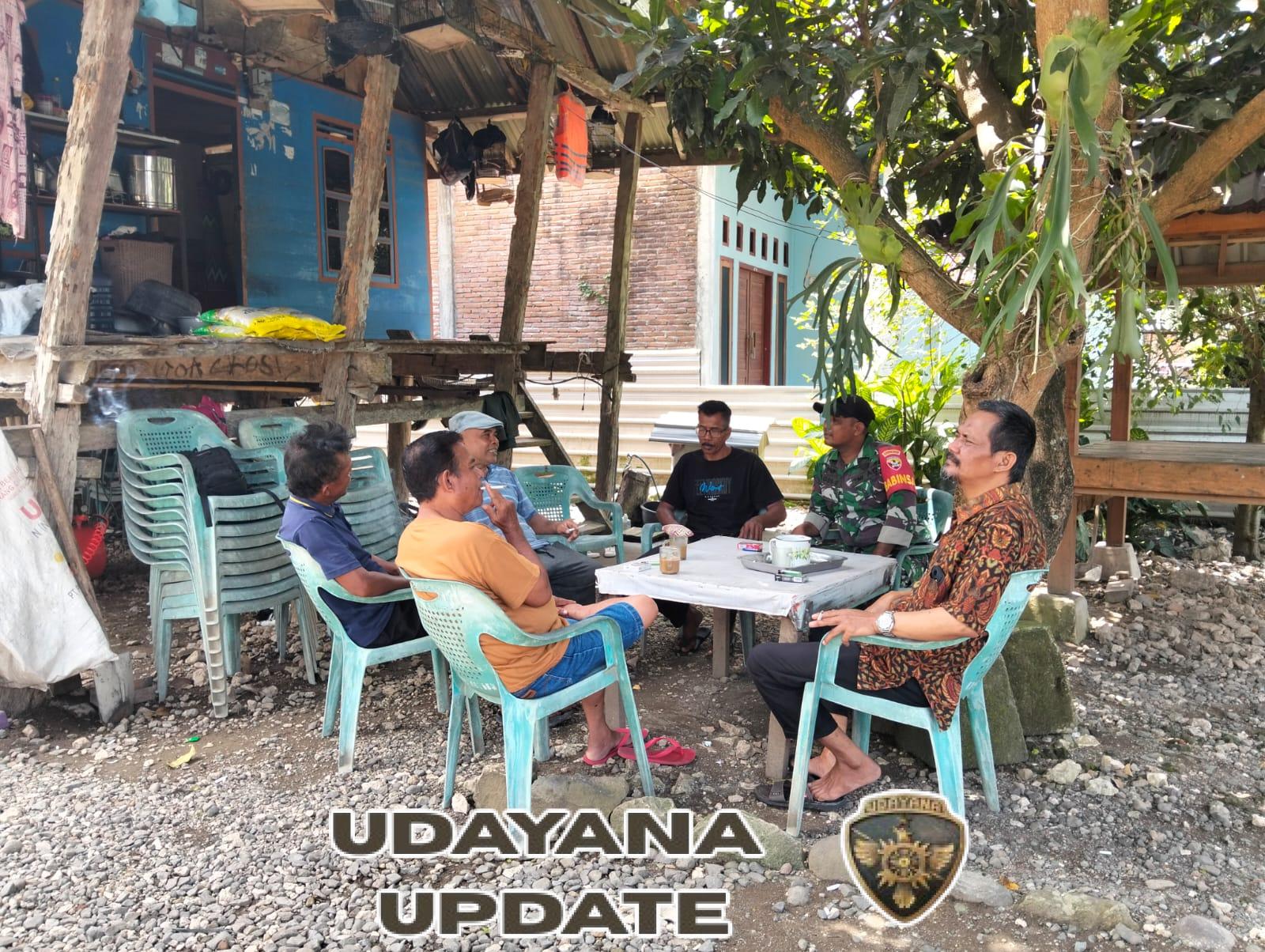 Babinsa Desa Goa Laksanakan Patroli Wilayah dan Komsos Jaga Kamtibmas