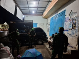 Patroli Malam Kodim 1624 Flotim, Wujud Kesiapsiagaan Personel Amankan Wilayah