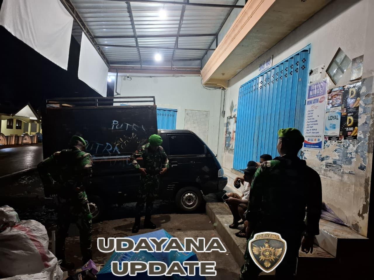 Patroli Malam Kodim 1624 Flotim, Wujud Kesiapsiagaan Personel Amankan Wilayah