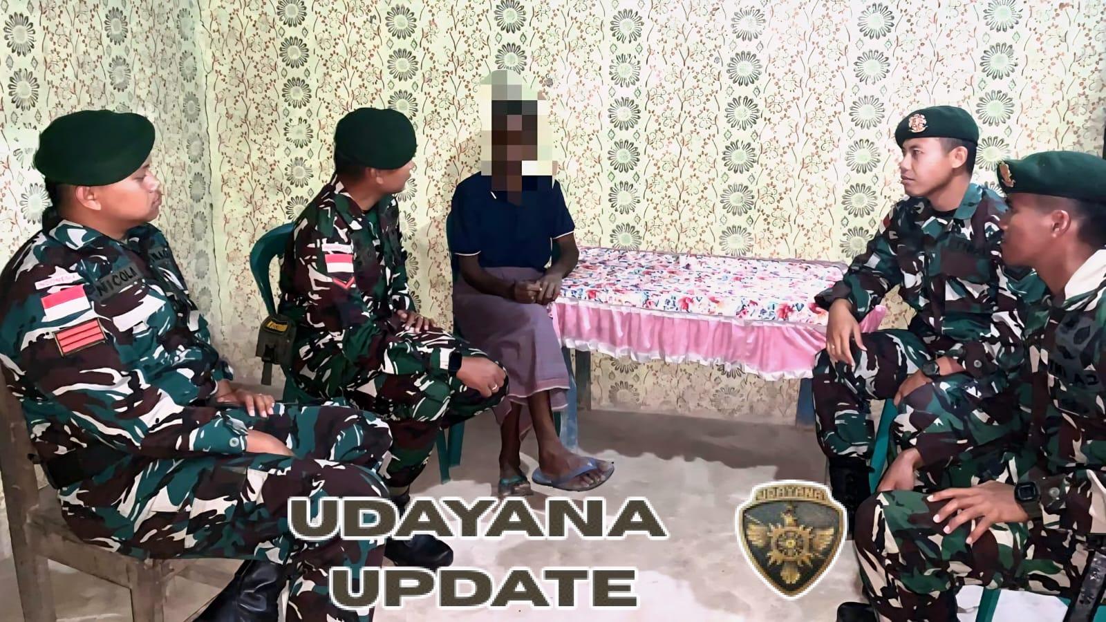 Wujud Kesadaran Hukum, Warga Lakmanen Selatan Serahkan Senjata Api ke TNI