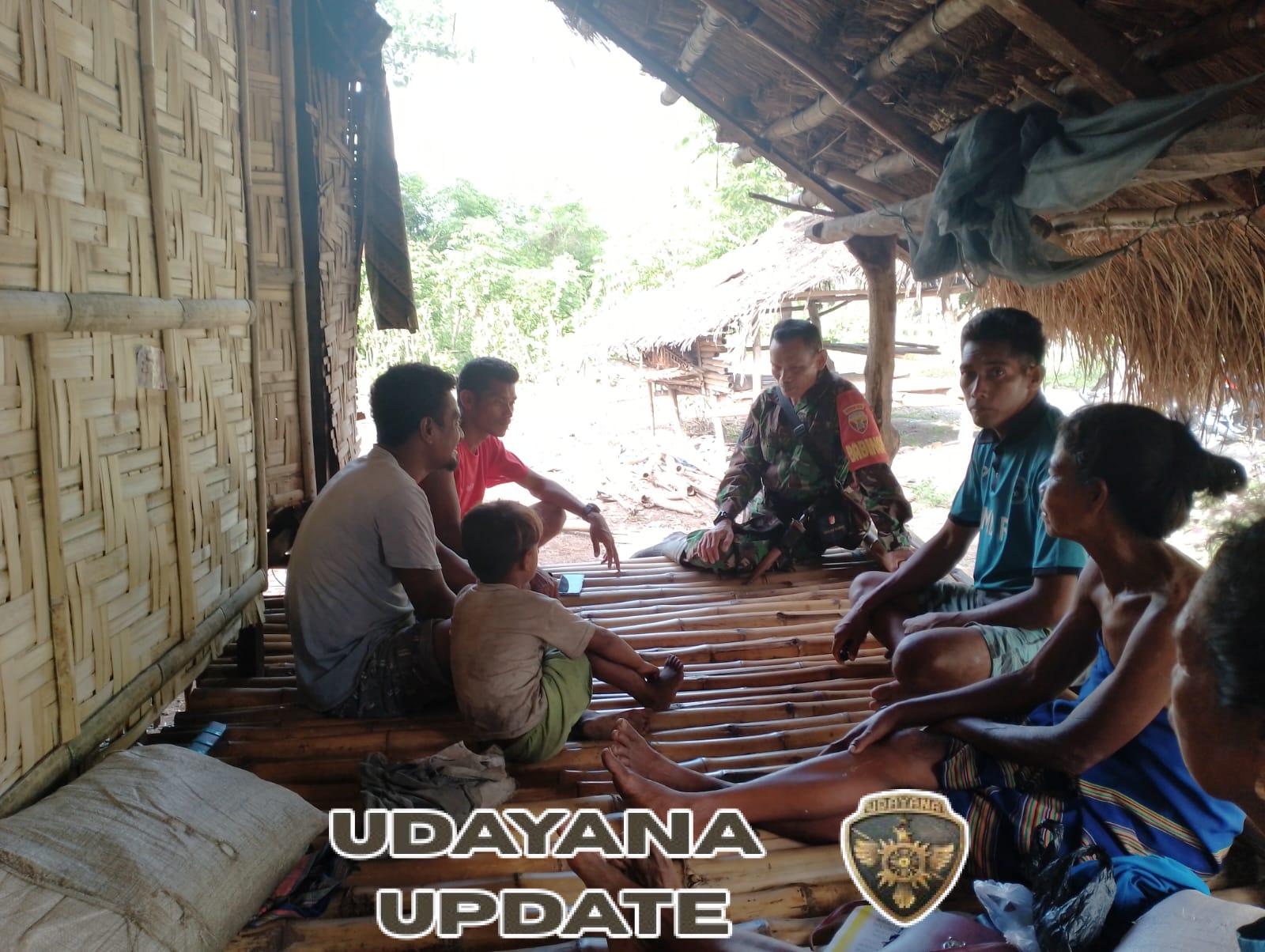 Babinsa Kodim 1613/Sumba Barat Jalin Silaturahmi dengan Warga Binaan