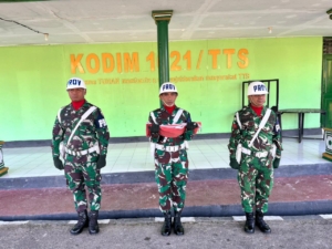 Kodim 1621/TTS Lepas 15 Prajurit Purna Tugas, Dandim: Pengabdian Tak Pernah Berakhir.