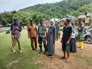 Dukung Program Strategis Nasional, Danramil Woha Cek Kesiapan Lahan Koperasi Merah Putih