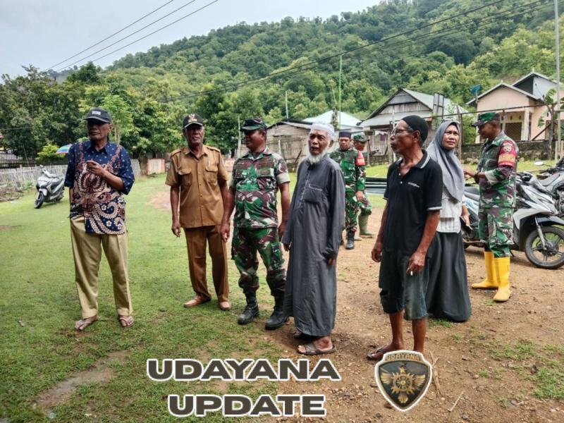 Dukung Program Strategis Nasional, Danramil Woha Cek Kesiapan Lahan Koperasi Merah Putih