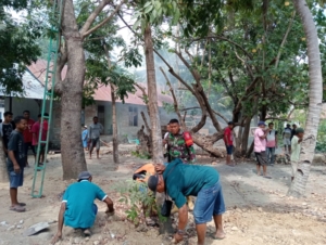 Perkuat Kamtibmas, Babinsa Koramil 1602-04/Maurole Laksanakan Pamwil dan Komsos