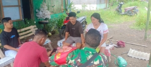 Hadir di Tengah Warga, Babinsa Nanganesa Jaga Kamtibmas Wilayah Binaan