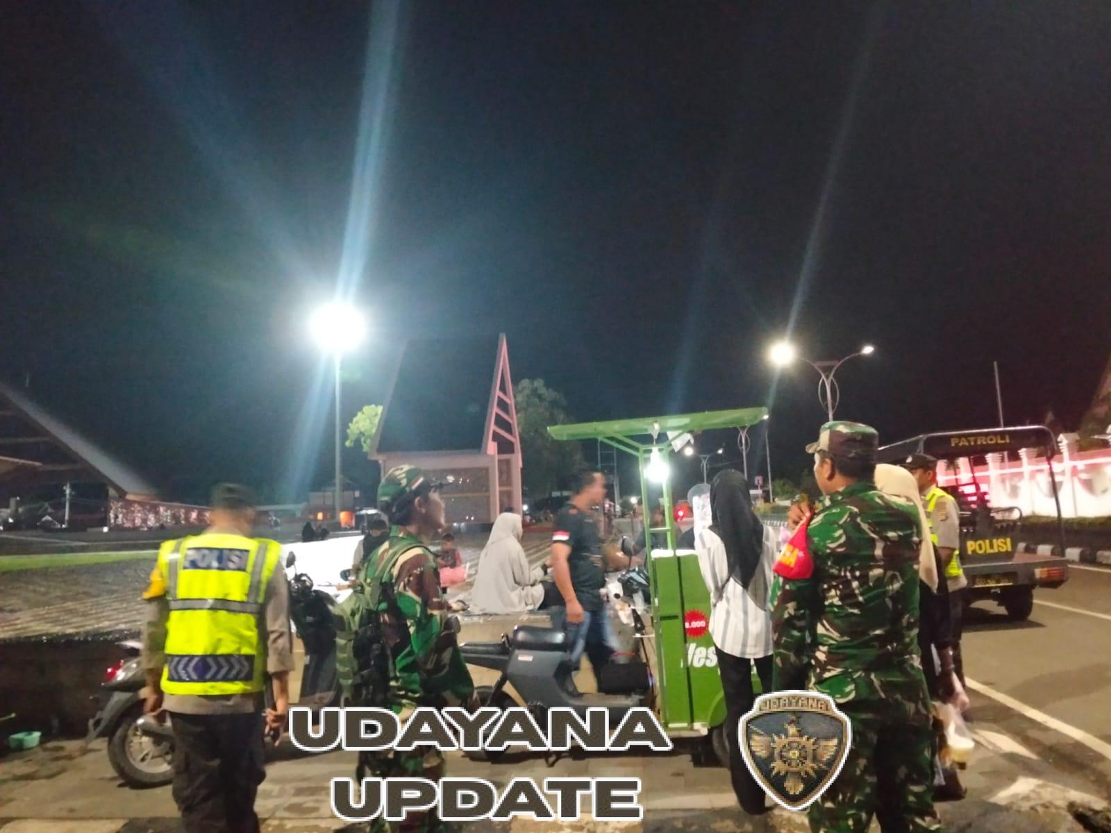 Jaga Kondusivitas NATARU, Koramil Taliwang Laksanakan Patroli Gabungan Malam Hari