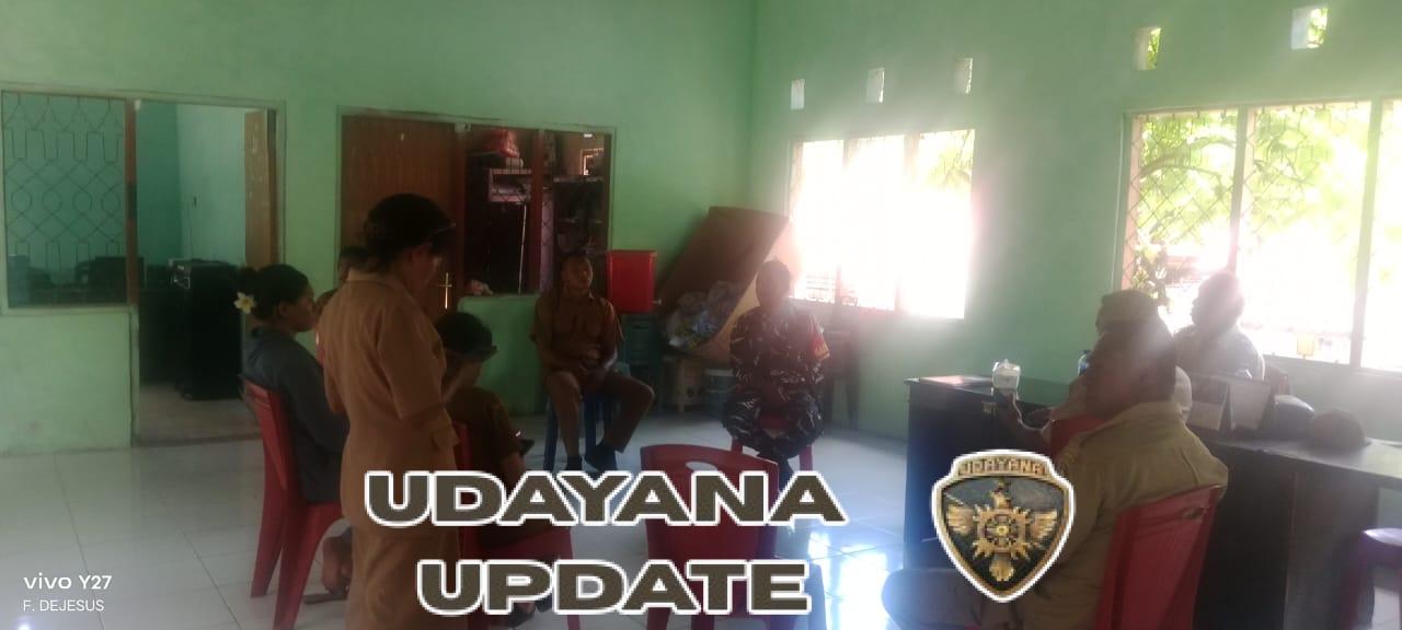 Perkuat Kamtibmas, Babinsa Wolowaru Hadir Bersama Warga Watunesi