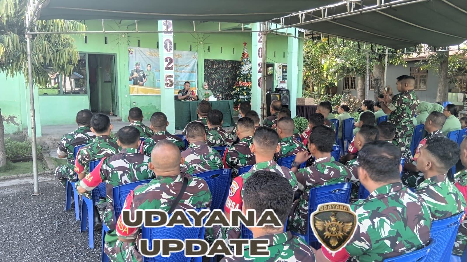 Danramil 1624-03/Lewoleba Sambut Kunjungan Kerja Dandim 1624/Flotim